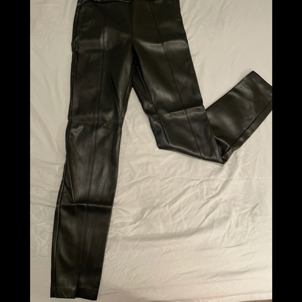 Zara leather pants